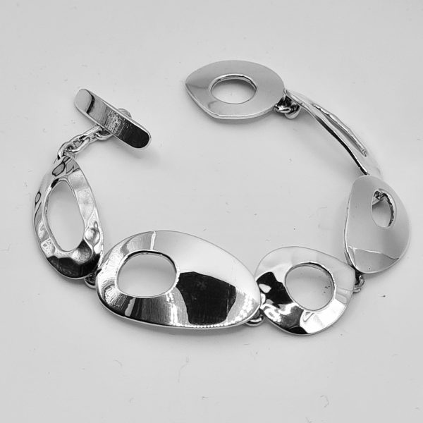Irregular Oval Cut Out Bracelet