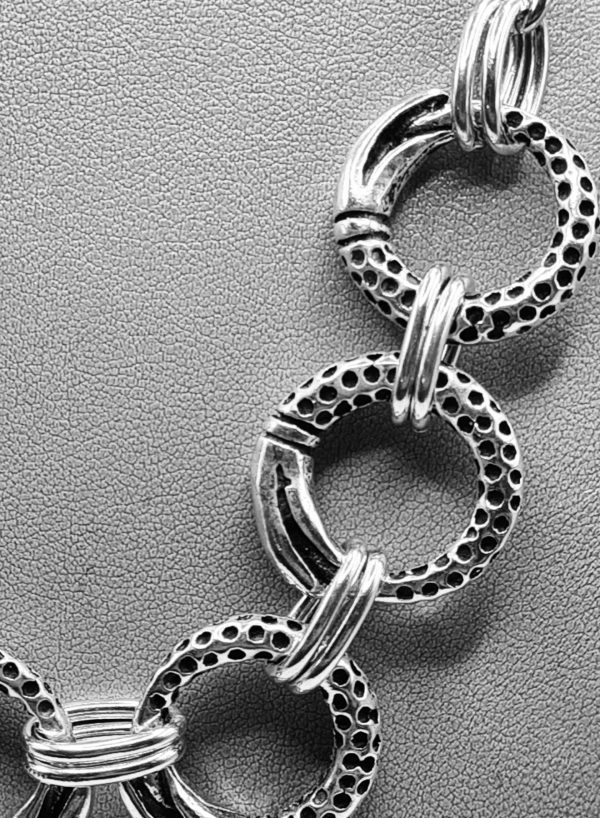 Connected Ring/Snake Necklace