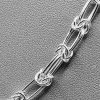 Oblong Open Link & Knot Bracelet