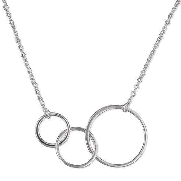 Graduated Open Ring Necklace