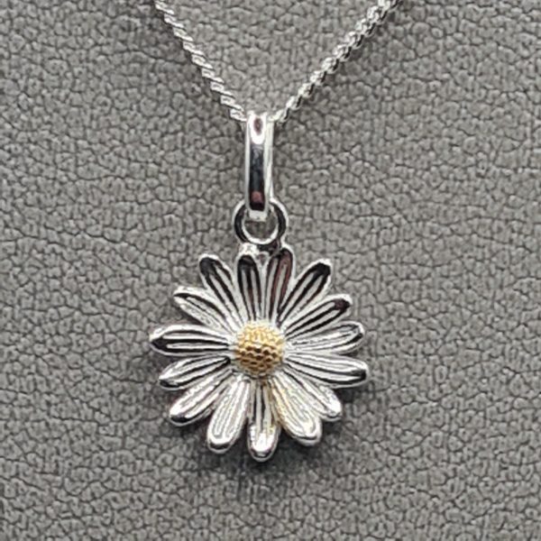 Two Tone Gold-Plated Daisy and Chain
