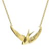 Gold Plated Swallow Necklace