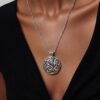 ZP578 MODEL Large Round Celtic Disc Pendant