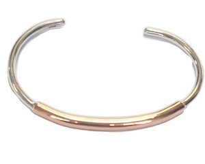 Silver & Copper Sheath Cuff