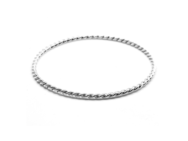 Fine Barley Twist Full Bangle