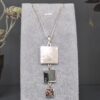 Triple Square drop pendant & Chain