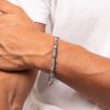 Stainless Steel Bracelet with Hematite