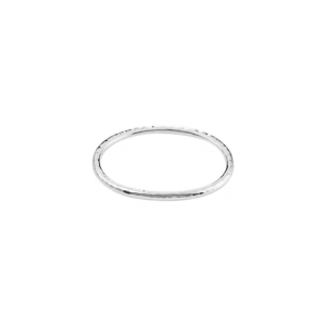 Oval Hammered Full Bangle