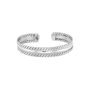 Wide Barley Twist Cuff