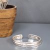 Wide Barley Twist Cuff