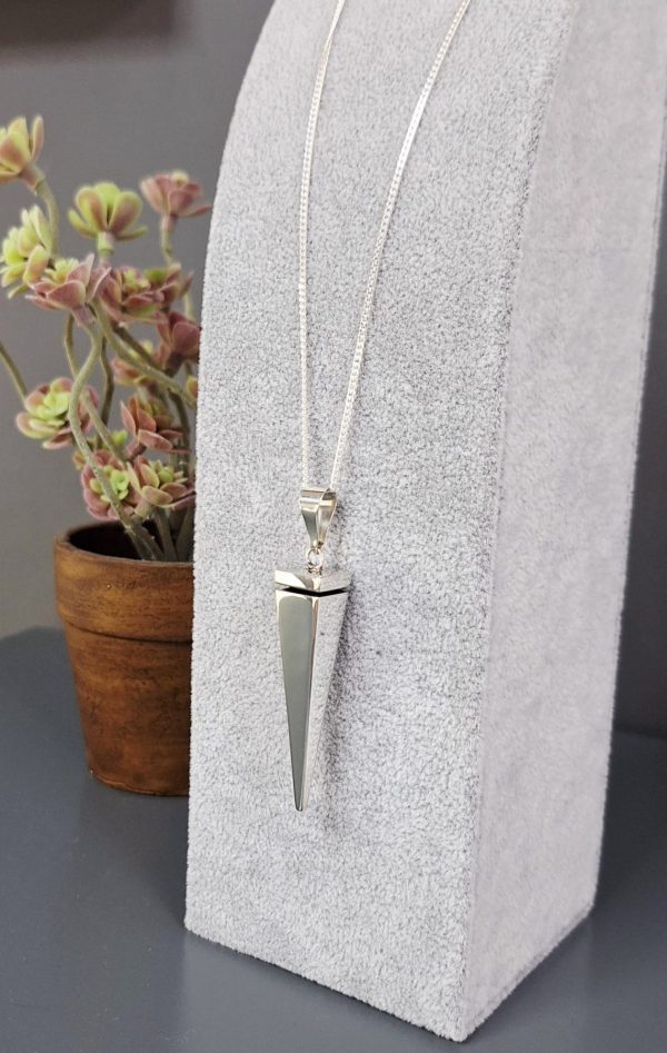 Elongated Pyramid Pendant