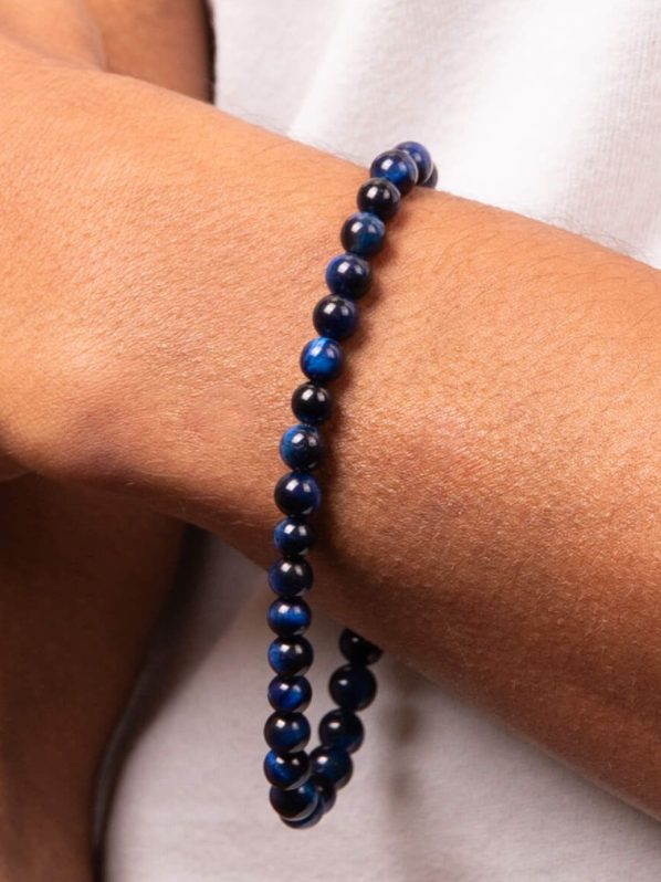 Healing Bead Bracelet Blue Tigers Eye