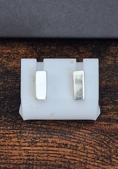 Micro Polished Oblong Stud