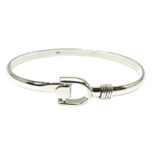 Flat Band Stirrup Bangle