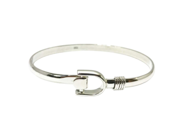 Flat Band Stirrup Bangle