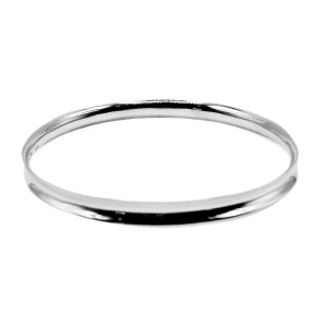 Sleek Polished Concave Bangle
