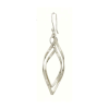 Open Double Elliptical Drop Earrings 