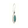 Recon Turquoise Bullet Earrings