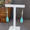 Recon Turquoise Teardrop Earrings