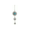 Recon Turquoise Flower Earrings