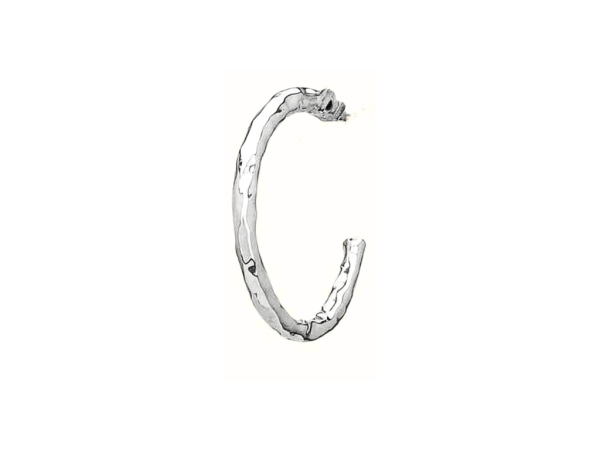 20mm Hammered Hoop