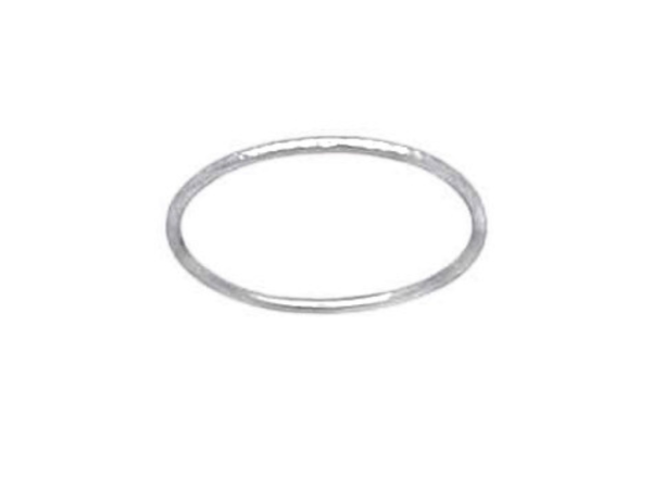 Oval Hammered Bangle