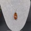 Sterling Silver Baltic Amber Pendant and Chain