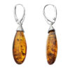 Sterling Silver Baltic Amber Earrings
