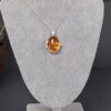 Screenshot Sterling Silver Baltic Amber Locket and Chain