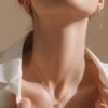 MOD H5869 Sterling Silver Baltic Amber Pendant and Chain