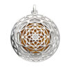 h6911b_2 Sterling Silver Amber Round Pendant