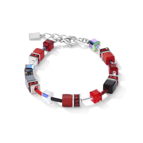 Coeur De Lion Red Cube Bracelet