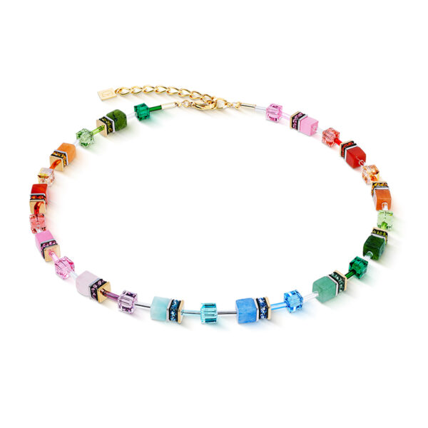 Coeur De Lion Gold Plate Rainbow Necklace
