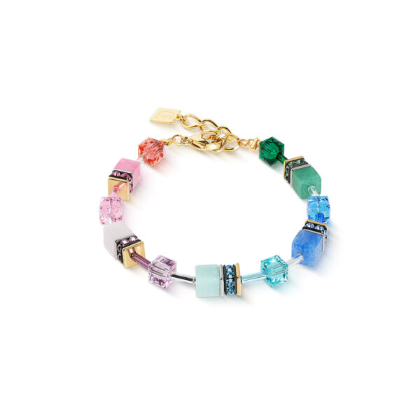 Coeur De Lion Gold Plate Rainbow Bracelet