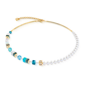 Coeur De Lion Pearl & Cube Necklace