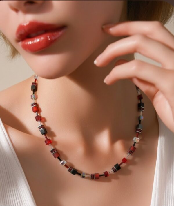 Screenshot_20260208_121825 Coeur De Lion Red Cube Necklace