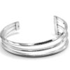 Triple Bar Asymmetric Bangle