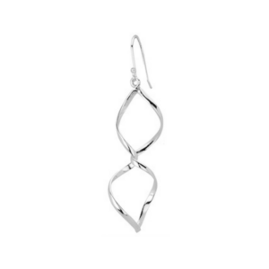 Open Helix Drop Earrings