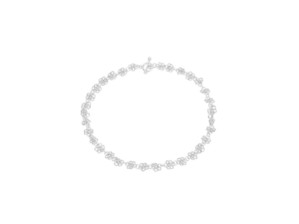 Open Wire Flower Necklace