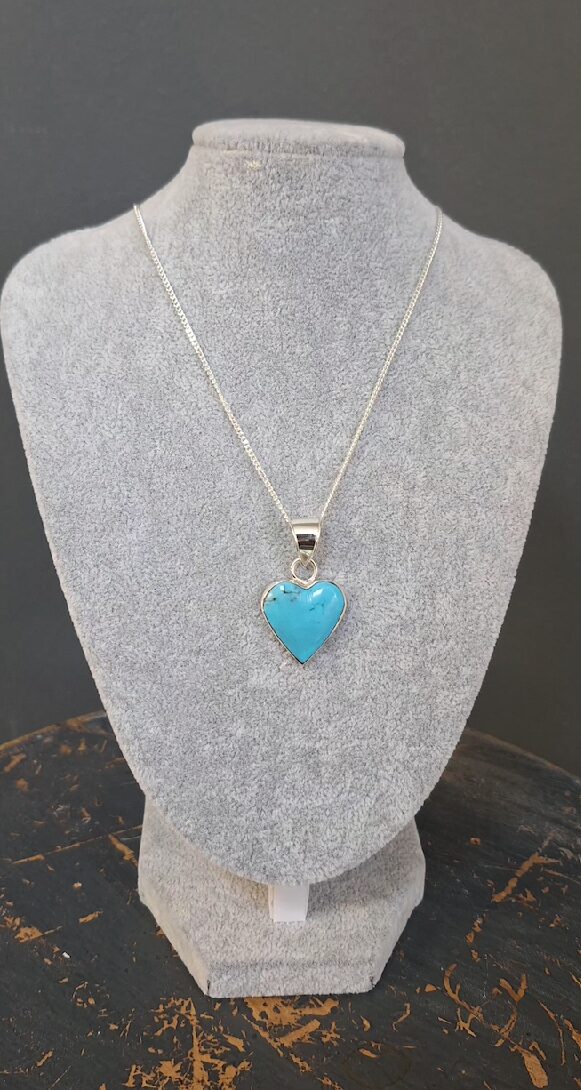 Reconstituted Turquoise Heart