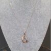 Copper Triple Wave Pendant and Chain