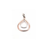 Copper Open Double Pendant and Chain
