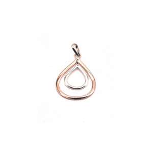 Copper Open Double Pendant and Chain