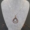 Copper Open Double Pendant and Chain