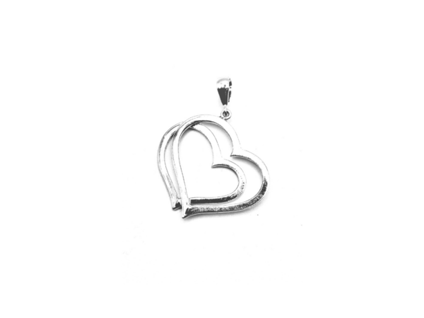 Double Open Heart Pendant and Chain