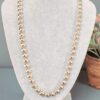 CN353 162807 Silvert Bead Necklace with T Bar