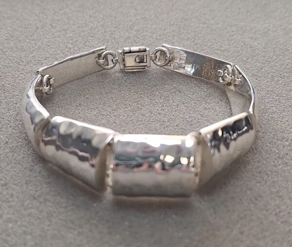 Screenshot Hammered Linked Square Bracelet