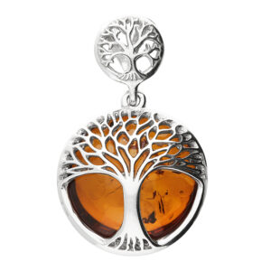 Amber Tree of Life Pendant