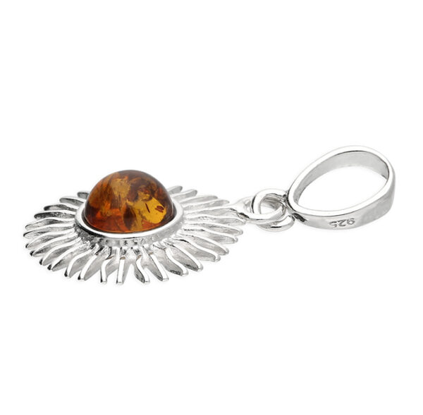 h7271b_2 Amber Sunburst Pendant