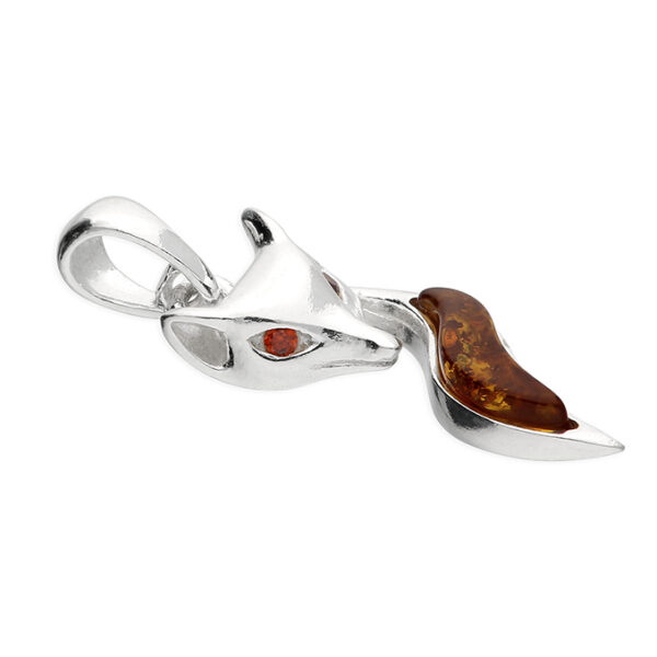 h7307s_2 Amber Fox Pendant